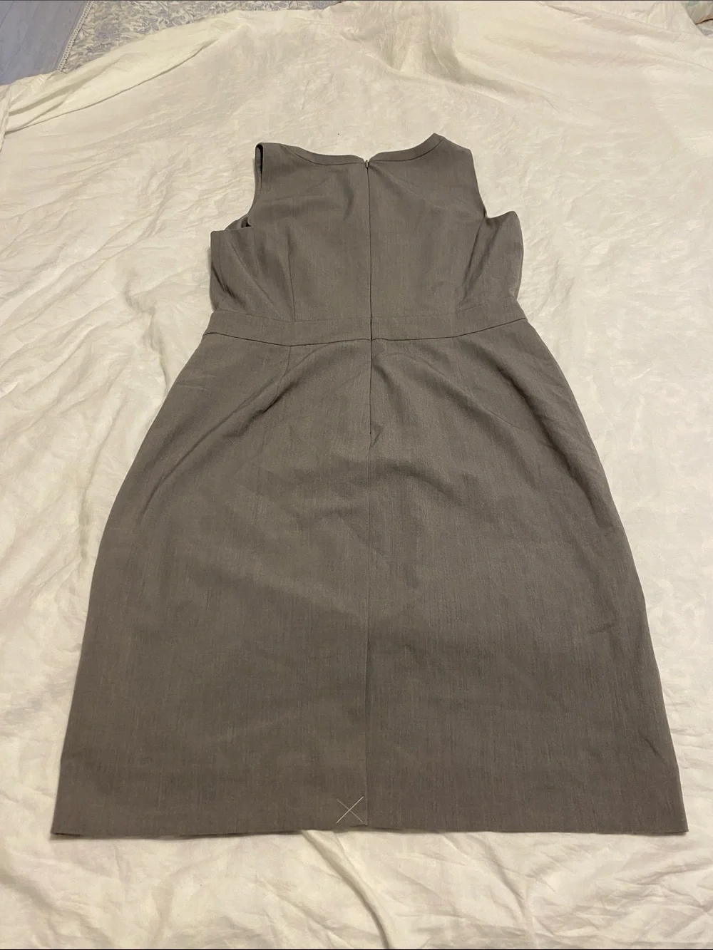 J.CREW Classic Gray Sleeveless Sheath Dress size 10